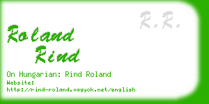 roland rind business card